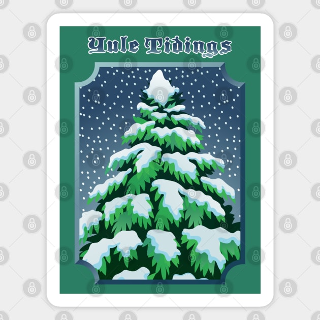 Yule Tidings Magnet by DarlaHallmark